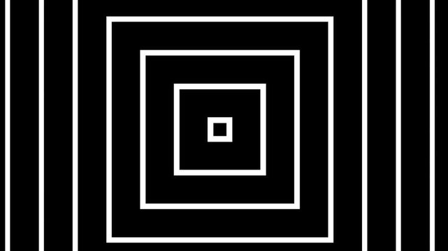 Monochromatic geometric pattern with parallel vertical lines on a black background suitable for backgrounds, textures, and graphic design projects.
