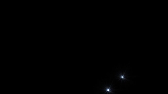 Paparazzi Camera Flashes Animation. Realistic Multiple Bright Blinking Camera Flashes 4K, Shutter Click and Lens Flares Effect on Black Background Seamless Loop Alpha Channel