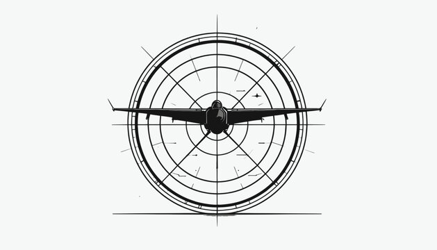Detailed diagram of a circular target.