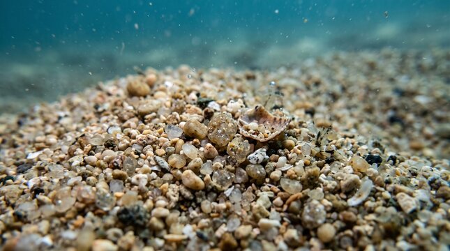 Underwater Gravel Seabed