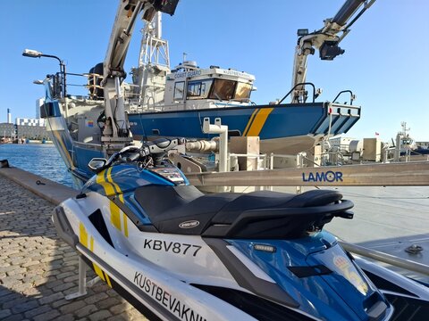 Swedish Coast Guard Vessel and Rescue Boat