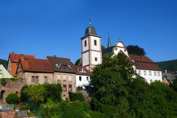 Obraz premium Herz-Jesu-Kirche in Neckarsteinach