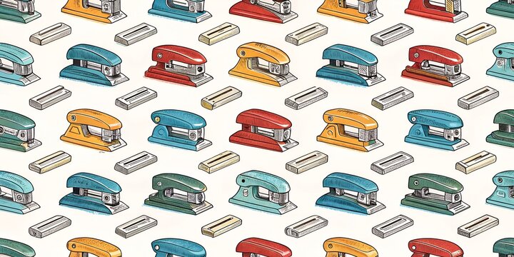 set of icons for stepler