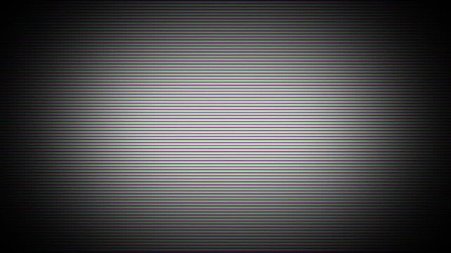 Lignes multicolores avec effets de lumi&egrave;re vive et de signal vid&eacute;o d&eacute;faillant