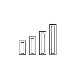Fototapeta premium Minimal Signal Bar Icon