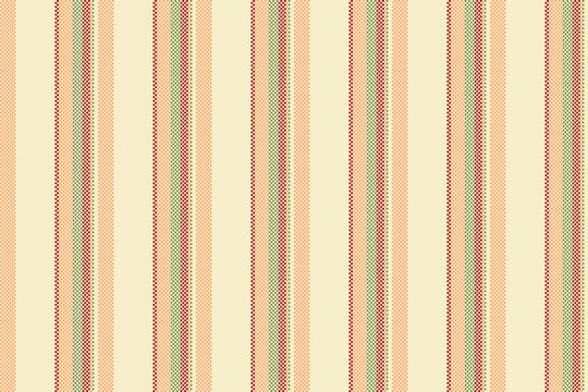 Vertical stripe bands create a print ready fabric layout with a balanced band rhythm and a classic fabric appearance. Light and orange shades bring balanced color contrast to the pattern.