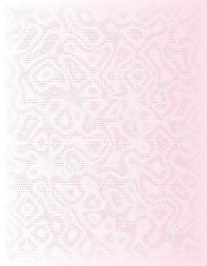 Fototapeta premium Pink halftone pattern background with gradient dot texture