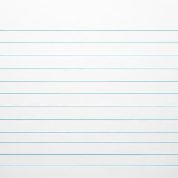 Seamless white paper texture featuring faint parallel blue lines, creating a classic school supply or notebook writing surface, white, lined, education