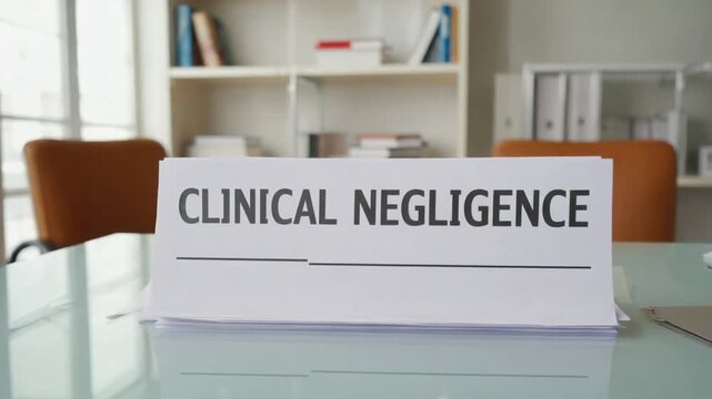 Clinical negligence document.