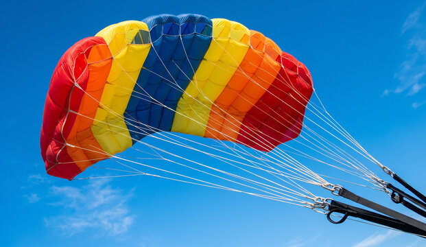 paraglider in the sky
