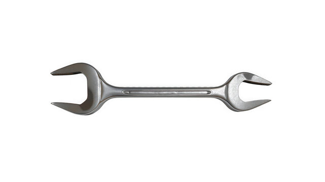 Adjustable wrench isolated on transparent background