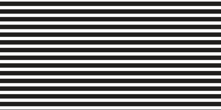 Vertical black parallel straight sticks isolated on white background. Simple striped graphic print. Texture of prison bar. Vector  illustration.