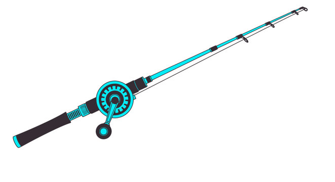 Fishing Rod with Reel.