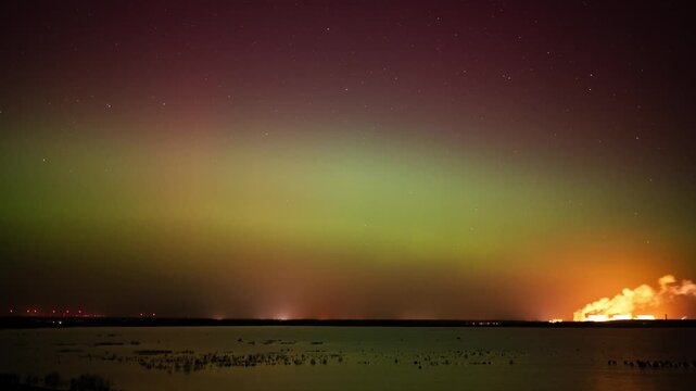 Polarlichter am Cottbuser Ostsee 2024
