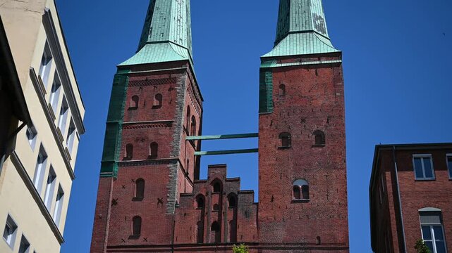 L&uuml;beck Cathedral in Schleswig-Holstein, Germany