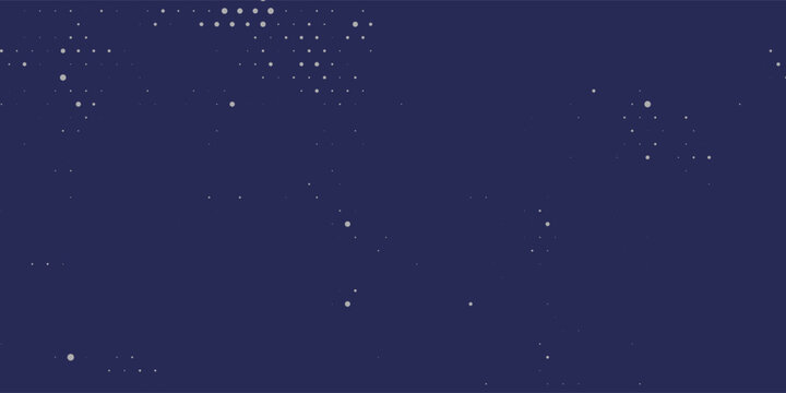 Minimalist Dark Blue Background Vector, Abstract White Dot Pattern with Gradient Halftone Effect for Tech Banner, Corporate Presentation, and Modern Dark Mode Design