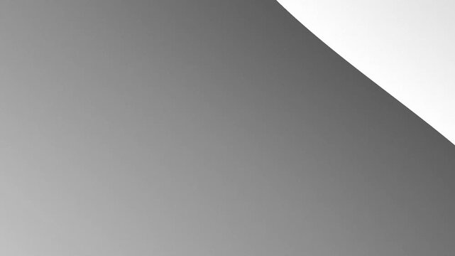 Abstract gray gradient with white curved shape