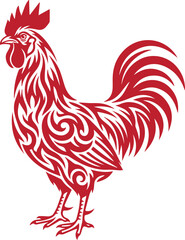 Rooster vector illustration © Rejwon