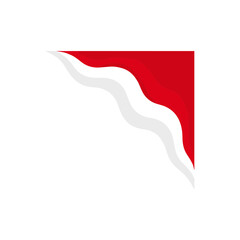 Indonesian Corner Flag Border © Stealth