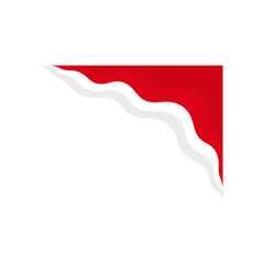 Indonesian Corner Flag Border © Stealth