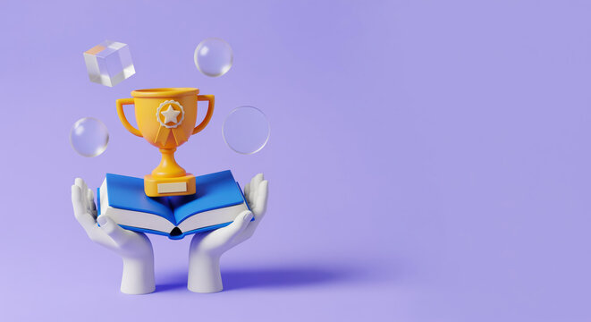 Student award ceremony background for scholarship winner announcement, school competition result, graduation honor, reading challenge prize and certificate program promotion with space for text