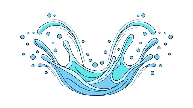 Water Splash Droplet Effect.