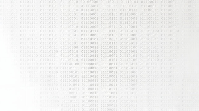 Abstract Digital Pattern: A subtle, minimalist abstract pattern composed of repeating binary code creates a clean and modern background for technological or data-related themes.