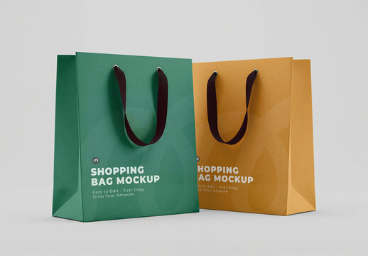 Shopping Bag Mockup Set