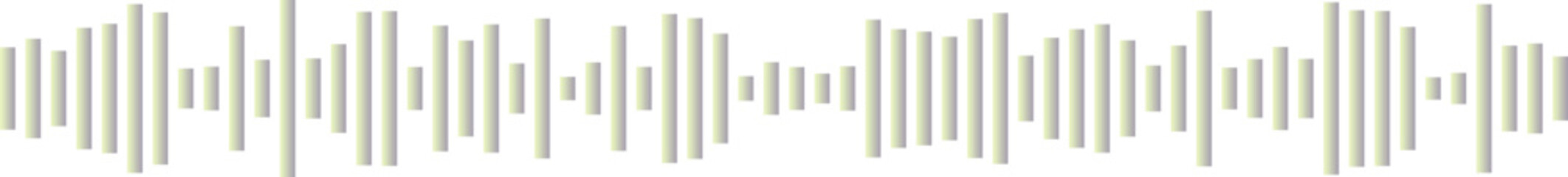 Green sound wave pattern on a for audio or music concepts © Tarek