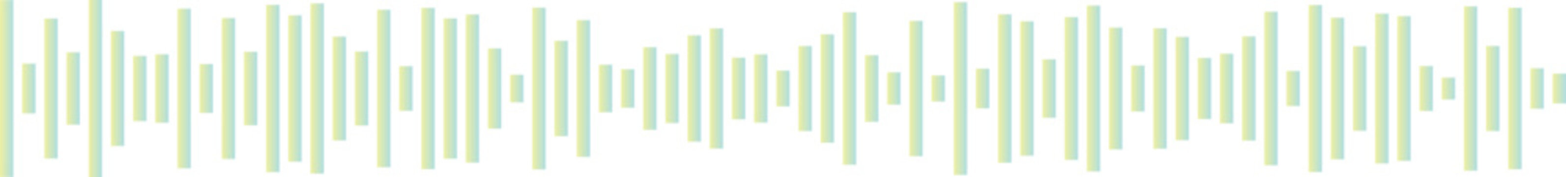 Green sound wave pattern on a for audio or music concepts