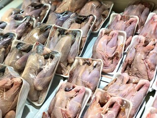 Sealed Fresh Chicken at the Supermarket © Crayons and Clips