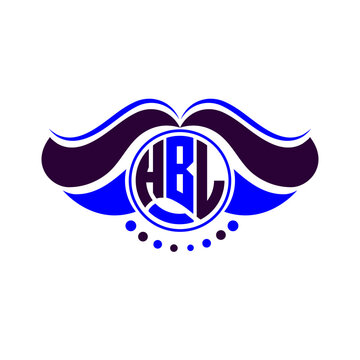 HBL letter logo creative design. HBL unique design