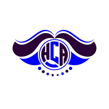 HCA letter logo creative design. HCA unique design