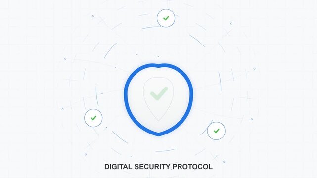Digital transaction security layers, technology concept