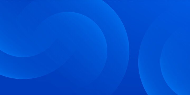 Blue gradient abstract circle shape background vector design