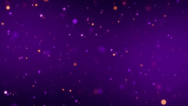 abstract purple christmas and new year shiny glitter and bokeh lights animation, pink and gold particles cosmetics and beauty stream social media motion background