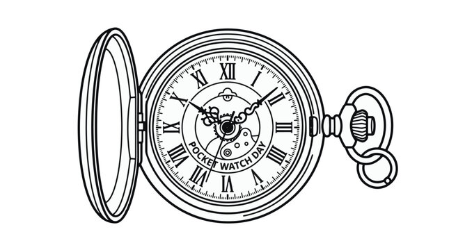 Pocket Watch Opened
