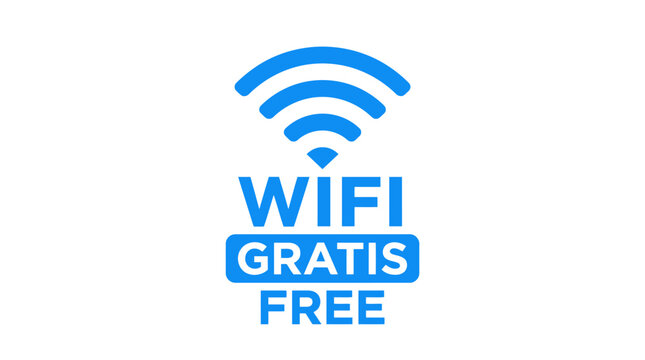 Free WiFi Symbol - Wireless Internet Access Icon