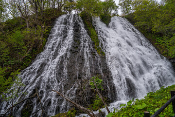 Obraz premium Oshinkoshin Falls, Hokkaido, Japan