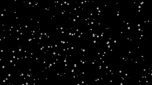 Floating Light Particles Dreamy Abstract Loop Motion Background Gray
