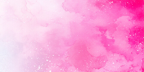 Obraz premium Abstract watercolor pink gradient background, Soft gradient of pink hues creating a serene and dreamy background, Abstract vibrant pink and white gradient background, reflect red and pink spray paint.