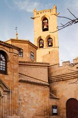 Fototapeta premium Heritage Corner Where Medieval Craft and Warm Light Shape a Quiet Story