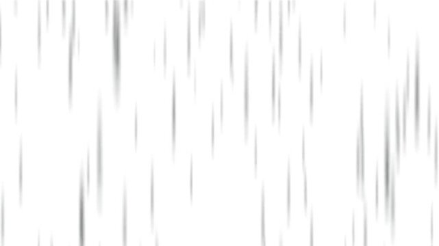Bright white minimalist background with falling rain particles loop