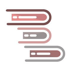 Fototapeta premium Stacked Books Sticker
