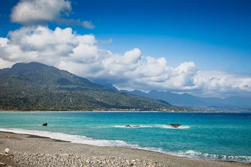 Sanxiantai Beach and Mountain Coast in Taiwan © Dmitry Naumov