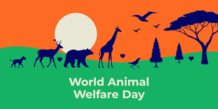 World Animal Welfare Day, animal icons, wildlife conservation, eco awareness