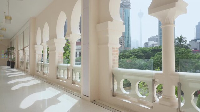 Galleria inside the Sultan Abdul Samad Building in Kuala Lumpur