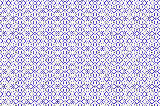 Geometric tessellation pattern with repeating diamond and floral motifs