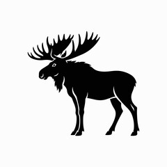Fototapeta premium Moose Silhouette