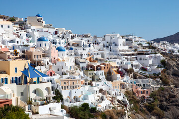 Fototapeta premium Village Oia on the greek island Santorini